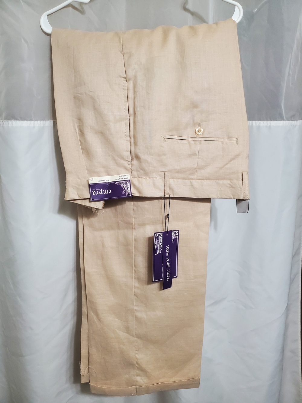 Emprza Tan Embroidered Two-Piece Set - Picture 5 of 8